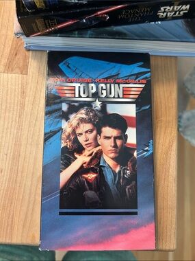 Top Gun Classic Movie VHS - Blue Jacket Cover